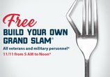 Denny's Veterans Day Promotion