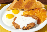 Denny's Country Fried Steak & Eggs