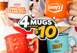 Denny's 4 Mugs Under $10