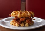 Denny's Waffle Chicken and Sando