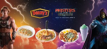 Denny's x He-Man Menu