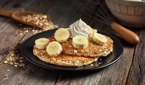 Hearty 9 Grain Banana Pancakes