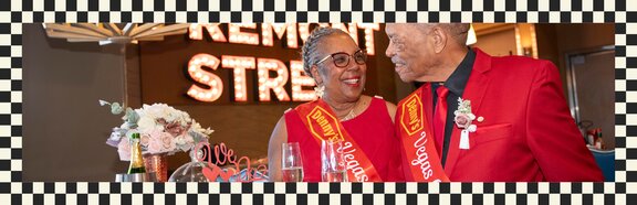 Denny's Vegas Weddings Couple