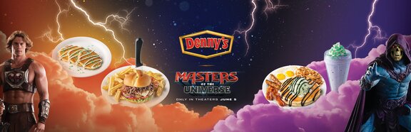Denny's x He-Man Desktop Header