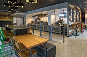 open area for ordering